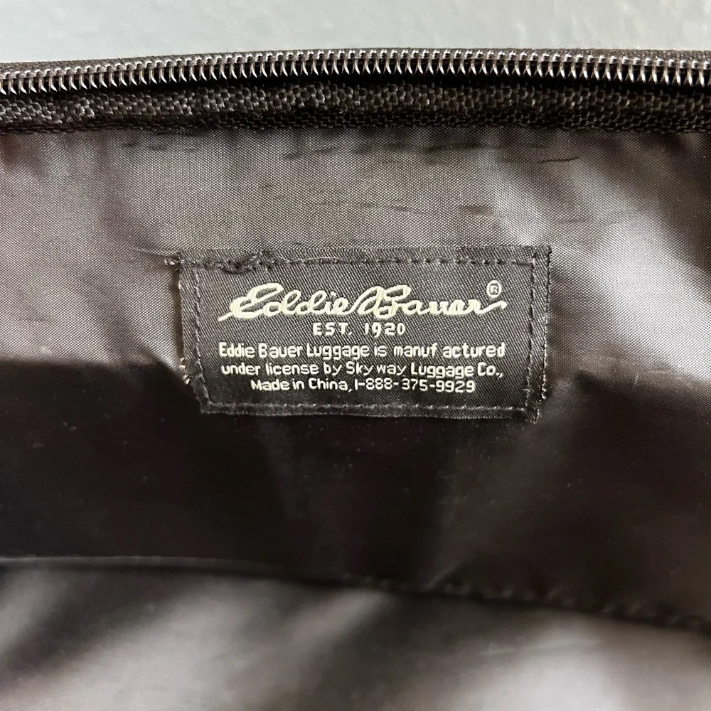 EUC!!! Eddie Bauer Charcoal and Black Carry On Travel Bag